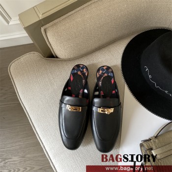 에르메스 HERMES 힐 샌들 슬리퍼