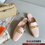 에르메스 HERMES 힐 샌들 슬리퍼