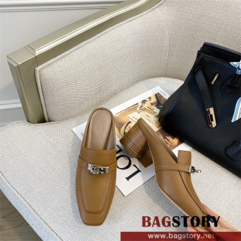 에르메스 HERMES 힐 샌들 슬리퍼