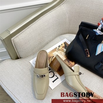 에르메스 HERMES 힐 샌들 슬리퍼