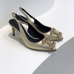 페라가모 Ferragamo 힐 샌들 슬리퍼