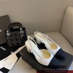 샤넬 CHANEL 힐 샌들 슬리퍼