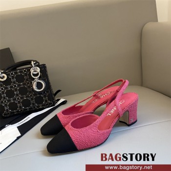 샤넬 CHANEL 힐 샌들 슬리퍼