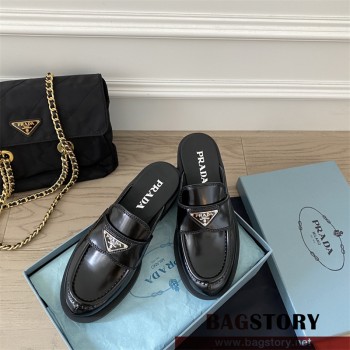 프라다 PRADA 힐 샌들 슬리퍼