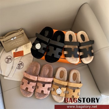 에르메스 HERMES 힐 샌들 슬리퍼