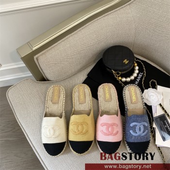 샤넬 CHANEL 힐 샌들 슬리퍼