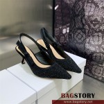 디올 DIOR 힐 샌들 슬리퍼