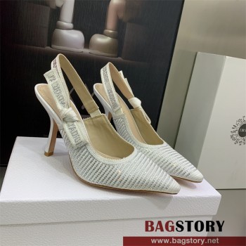 디올 DIOR 힐 샌들 슬리퍼