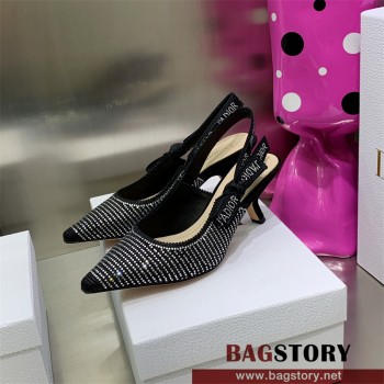 디올 DIOR 힐 샌들 슬리퍼