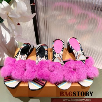 에르메스 HERMES 힐 샌들 슬리퍼