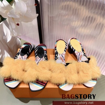 에르메스 HERMES 힐 샌들 슬리퍼