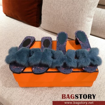 에르메스 HERMES 힐 샌들 슬리퍼