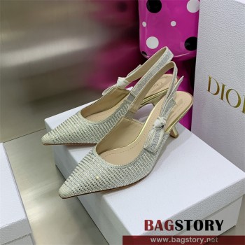 디올 DIOR 힐 샌들 슬리퍼