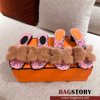 에르메스 HERMES 힐 샌들 슬리퍼