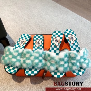 에르메스 HERMES 힐 샌들 슬리퍼