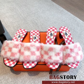 에르메스 HERMES 힐 샌들 슬리퍼