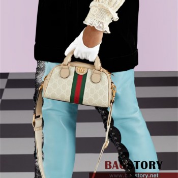 구찌 GUCCI 오피디아 미니 GG 탑 핸들백 724606