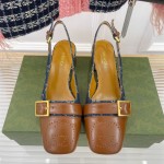 구찌 GUCCI 힐 샌들 슬리퍼