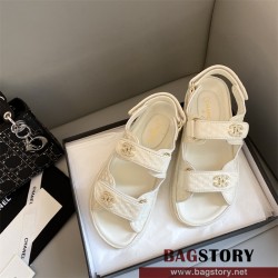 샤넬 CHANEL 힐 샌들 슬리퍼