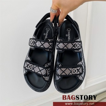 샤넬 CHANEL 힐 샌들 슬리퍼