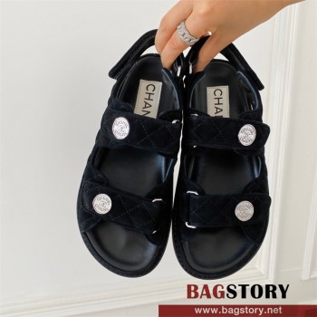 샤넬 CHANEL 힐 샌들 슬리퍼