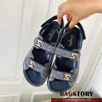 샤넬 CHANEL 힐 샌들 슬리퍼