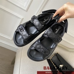 샤넬 CHANEL 힐 샌들 슬리퍼