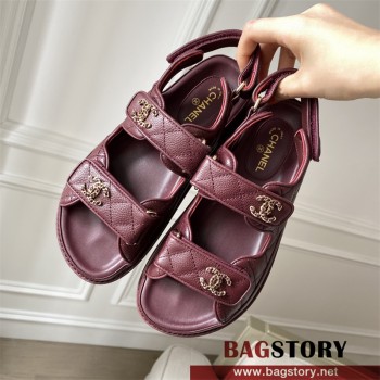 샤넬 CHANEL 힐 샌들 슬리퍼