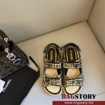 샤넬 CHANEL 힐 샌들 슬리퍼