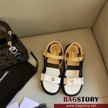 샤넬 CHANEL 힐 샌들 슬리퍼