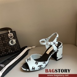 샤넬 CHANEL 힐 샌들 슬리퍼