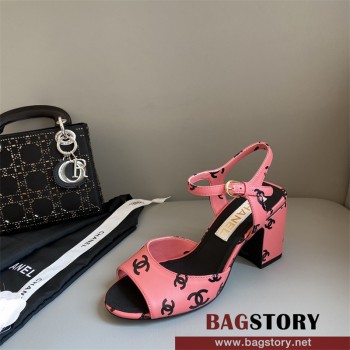 샤넬 CHANEL 힐 샌들 슬리퍼