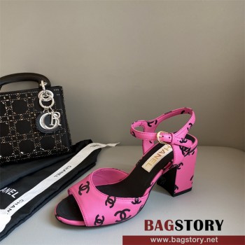 샤넬 CHANEL 힐 샌들 슬리퍼