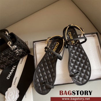 샤넬 CHANEL 힐 샌들 슬리퍼