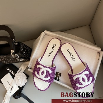 샤넬 CHANEL 힐 샌들 슬리퍼