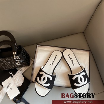 샤넬 CHANEL 힐 샌들 슬리퍼