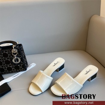 샤넬 CHANEL 힐 샌들 슬리퍼