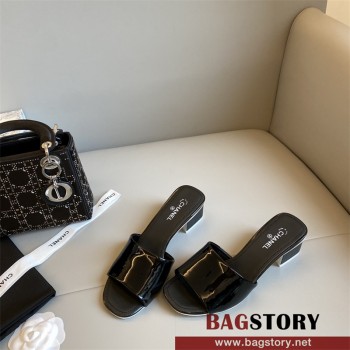 샤넬 CHANEL 힐 샌들 슬리퍼