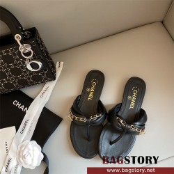 샤넬 CHANEL 힐 샌들 슬리퍼