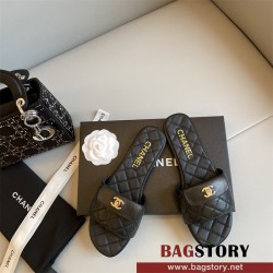 샤넬 CHANEL 힐 샌들 슬리퍼