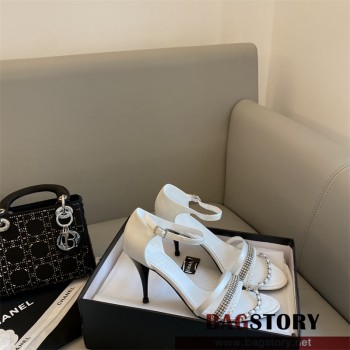 샤넬 CHANEL 힐 샌들 슬리퍼