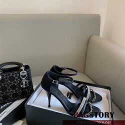 샤넬 CHANEL 힐 샌들 슬리퍼