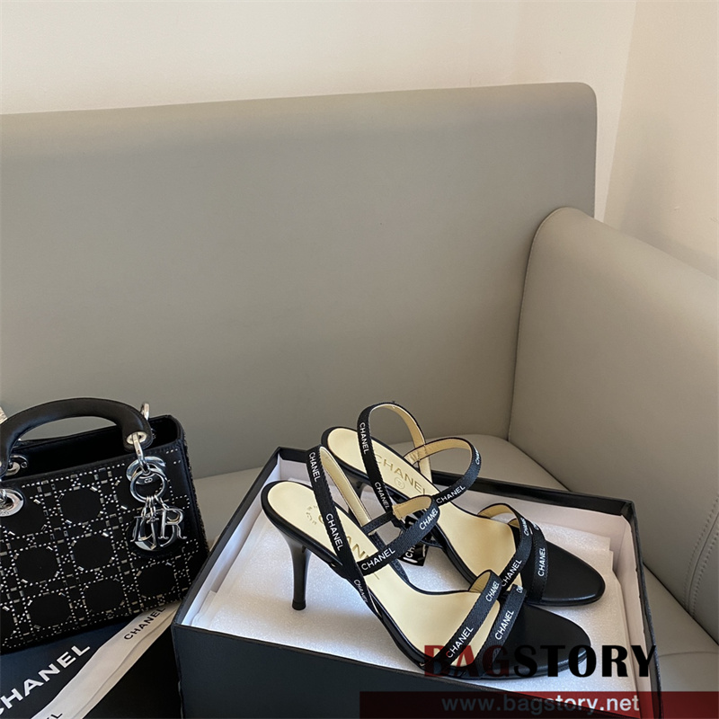 샤넬 CHANEL 힐 샌들 슬리퍼