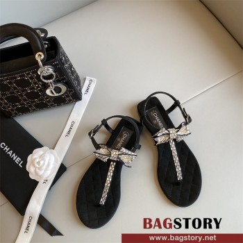 샤넬 CHANEL 힐 샌들 슬리퍼