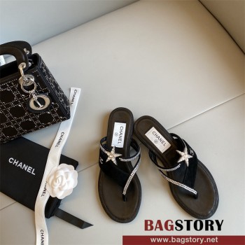 샤넬 CHANEL 힐 샌들 슬리퍼