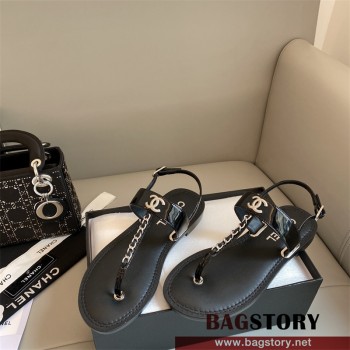 샤넬 CHANEL 힐 샌들 슬리퍼