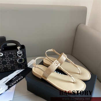 샤넬 CHANEL 힐 샌들 슬리퍼