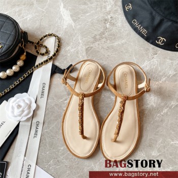 샤넬 CHANEL 힐 샌들 슬리퍼