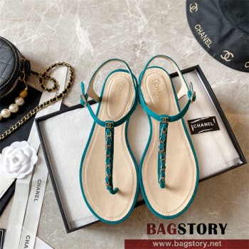 샤넬 CHANEL 힐 샌들 슬리퍼