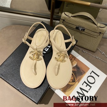 샤넬 CHANEL 힐 샌들 슬리퍼